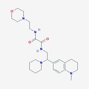 N-[2-(1-methyl-1,2,3,4-tetrahydroquinolin-6-yl)-2-piperidin-1-ylethyl]-N'-(2-morpholin-4-ylethyl)ethanediamide