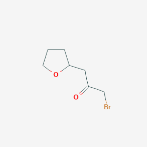 1-Bromo-3-(oxolan-2-yl)propan-2-one