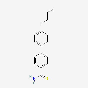molecular formula C17H19NS B2529189 4'-Butyl-[1,1'-biphenyl]-4-carbothioamide CAS No. 72997-85-4