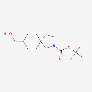 molecular formula C15H27NO3 B2529205 tert-Butyl 8-(hydroxymethyl)-2-azaspiro[4.5]decane-2-carboxylate CAS No. 1420955-72-1