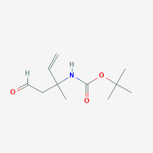 N-Boc-(+/-)-amino-3-methylpent-4-enal