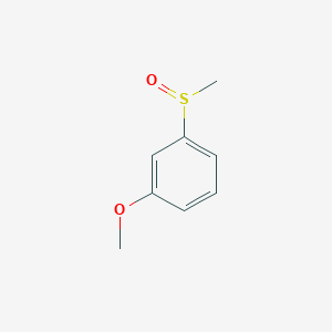 molecular formula C8H10O2S B2529286 1-Methanesulfinyl-3-methoxybenzene CAS No. 13150-72-6