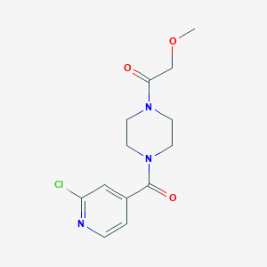 1-[4-(2-Chloropyridine-4-carbonyl)piperazin-1-yl]-2-methoxyethan-1-one