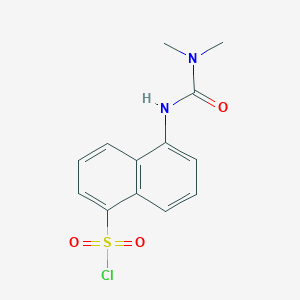 5-(dimethylcarbamoylamino)naphthalene-1-sulfonyl Chloride