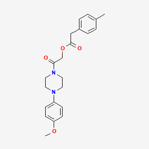 2-[4-(4-Methoxyphenyl)piperazin-1-yl]-2-oxoethyl (4-methylphenyl)acetate