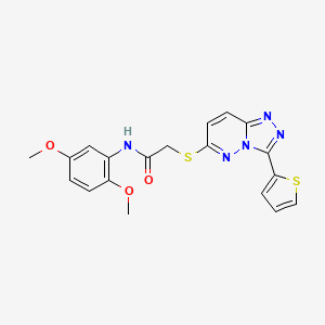 N-(2,5-dimethoxyphenyl)-2-((3-(thiophen-2-yl)-[1,2,4]triazolo[4,3-b]pyridazin-6-yl)thio)acetamide