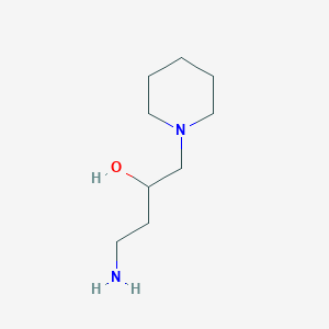 molecular formula C9H20N2O B2529362 4-氨基-1-(哌啶-1-基)丁烷-2-醇 CAS No. 1368700-68-8