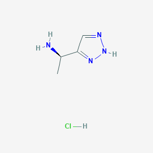 (1R)-1-(2H-Triazol-4-yl)ethanamine;hydrochloride