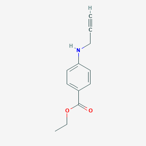 molecular formula C12H13NO2 B025294 Ethyl 4-(prop-2-ynylamino)benzoate CAS No. 101248-36-6
