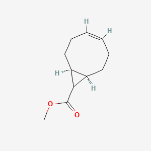 molecular formula C11H16O2 B2529423 methyl (1R,8S,9R,Z)-bicyclo[6.1.0]non-4-ene-9-carboxylate CAS No. 61452-51-5