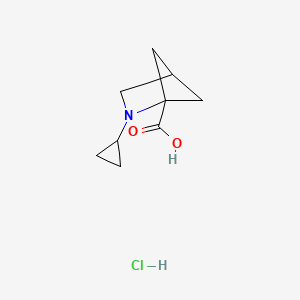 2-Cyclopropyl-2-azabicyclo[2.1.1]hexane-1-carboxylic acid hydrochloride