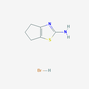 B2529628 4H,5H,6H-cyclopenta[d][1,3]thiazol-2-amine hydrobromide CAS No. 53051-97-1; 927682-21-1