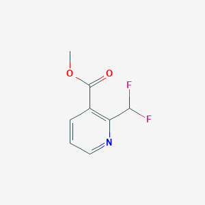 molecular formula C8H7F2NO2 B2529719 Methyl 2-(difluoromethyl)nicotinate CAS No. 1355729-93-9