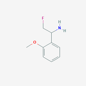 2-Fluoro-1-(2-methoxyphenyl)ethan-1-amine
