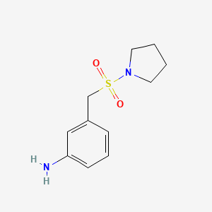 3-((Pyrrolidin-1-ylsulfonyl)methyl)aniline