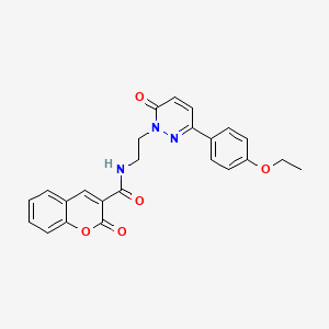 N-(2-(3-(4-ethoxyphenyl)-6-oxopyridazin-1(6H)-yl)ethyl)-2-oxo-2H-chromene-3-carboxamide