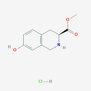 (S)-methyl 7-hydroxy-1,2,3,4-tetrahydroisoquinoline-3-carboxylate hydrochloride
