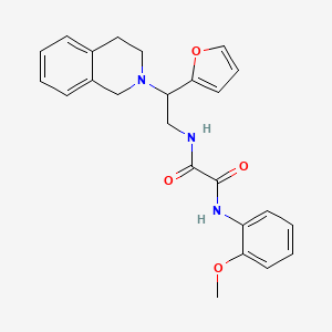 N1-(2-(3,4-dihydroisoquinolin-2(1H)-yl)-2-(furan-2-yl)ethyl)-N2-(2-methoxyphenyl)oxalamide