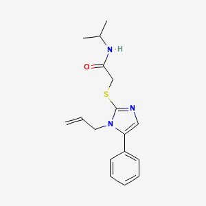 2-((1-allyl-5-phenyl-1H-imidazol-2-yl)thio)-N-isopropylacetamide