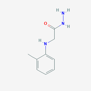 molecular formula C9H13N3O B2529892 2-[(2-Methylphenyl)amino]acetohydrazide CAS No. 112255-66-0