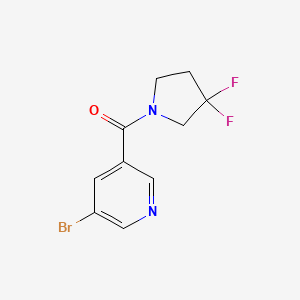 (5-Bromopyridin-3-yl)(3,3-difluoropyrrolidin-1-yl)methanone
