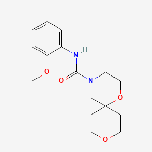 N-(2-ethoxyphenyl)-1,9-dioxa-4-azaspiro[5.5]undecane-4-carboxamide