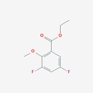 molecular formula C10H10F2O3 B2530156 Ethyl 3,5-difluoro-2-methoxybenzoate CAS No. 1008138-31-5