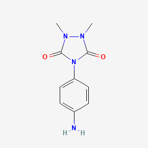 4-(4-Aminophenyl)-1,2-dimethyl-1,2,4-triazolidine-3,5-dione