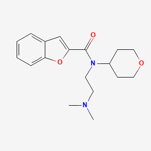 molecular formula C18H24N2O3 B2530428 N-[2-(dimethylamino)ethyl]-N-(oxan-4-yl)-1-benzofuran-2-carboxamide CAS No. 1798486-63-1