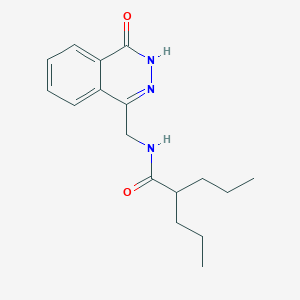 molecular formula C17H23N3O2 B2530486 N-((4-oxo-3,4-dihydrophthalazin-1-yl)methyl)-2-propylpentanamide CAS No. 899984-74-8