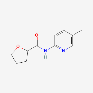 molecular formula C11H14N2O2 B2530599 N-(5-methylpyridin-2-yl)oxolane-2-carboxamide CAS No. 899020-94-1