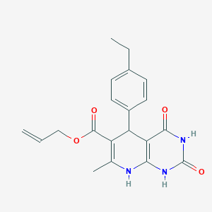 prop-2-enyl 5-(4-ethylphenyl)-7-methyl-2,4-dioxo-5,8-dihydro-1H-pyrido[2,3-d]pyrimidine-6-carboxylate