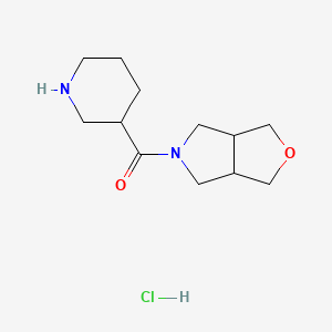 Piperidin-3-yl(tetrahydro-1H-furo[3,4-c]pyrrol-5(3H)-yl)methanone hydrochloride
