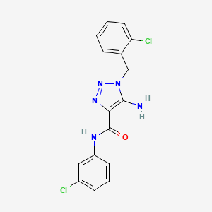 5-amino-1-(2-chlorobenzyl)-N-(3-chlorophenyl)-1H-1,2,3-triazole-4-carboxamide