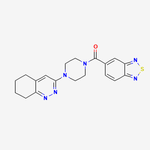 Benzo[c][1,2,5]thiadiazol-5-yl(4-(5,6,7,8-tetrahydrocinnolin-3-yl)piperazin-1-yl)methanone