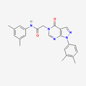 N-(3,5-dimethylphenyl)-2-(1-(3,4-dimethylphenyl)-4-oxo-1H-pyrazolo[3,4-d]pyrimidin-5(4H)-yl)acetamide