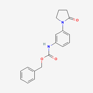 Benzyl (3-(2-oxopyrrolidin-1-yl)phenyl)carbamate