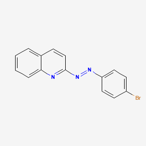 2-((4-Bromophenyl)diazenyl)quinoline