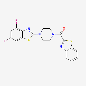 Benzo[d]thiazol-2-yl(4-(4,6-difluorobenzo[d]thiazol-2-yl)piperazin-1-yl)methanone
