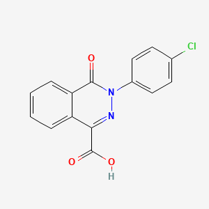 3-(4-Chlorophenyl)-4-oxo-3,4-dihydrophthalazine-1-carboxylic acid