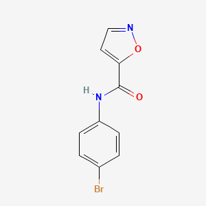 N-(4-bromophenyl)isoxazole-5-carboxamide