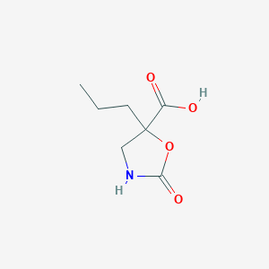 2-Oxo-5-propyl-1,3-oxazolidine-5-carboxylic acid