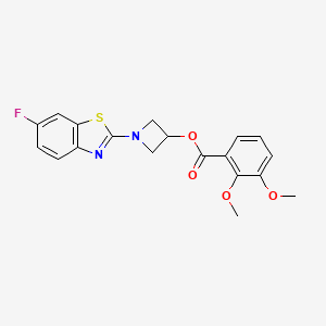 1-(6-Fluorobenzo[d]thiazol-2-yl)azetidin-3-yl 2,3-dimethoxybenzoate