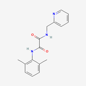 molecular formula C16H17N3O2 B2530948 N-(2,6-dimethylphenyl)-N'-[(pyridin-2-yl)methyl]ethanediamide CAS No. 690683-31-9