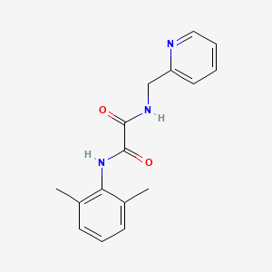 molecular formula C16H17N3O2 B2530948 N'-(2,6-dimethylphenyl)-N-(pyridin-2-ylmethyl)oxamide CAS No. 690683-31-9