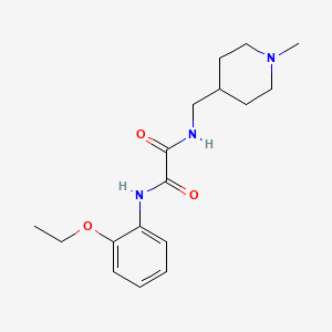 molecular formula C17H25N3O3 B2530949 N-(2-ethoxyphenyl)-N'-[(1-methylpiperidin-4-yl)methyl]ethanediamide CAS No. 952974-95-7
