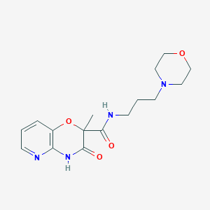 2-methyl-N-(3-morpholinopropyl)-3-oxo-3,4-dihydro-2H-pyrido[3,2-b][1,4]oxazine-2-carboxamide