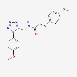 N-((1-(4-ethoxyphenyl)-1H-tetrazol-5-yl)methyl)-2-(4-methoxyphenoxy)acetamide