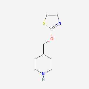 Piperidine, 4-[(2-thiazolyloxy)methyl]-