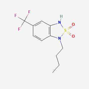 1-Butyl-5-(trifluoromethyl)-3H-2lambda6,1,3-benzothiadiazole 2,2-dioxide